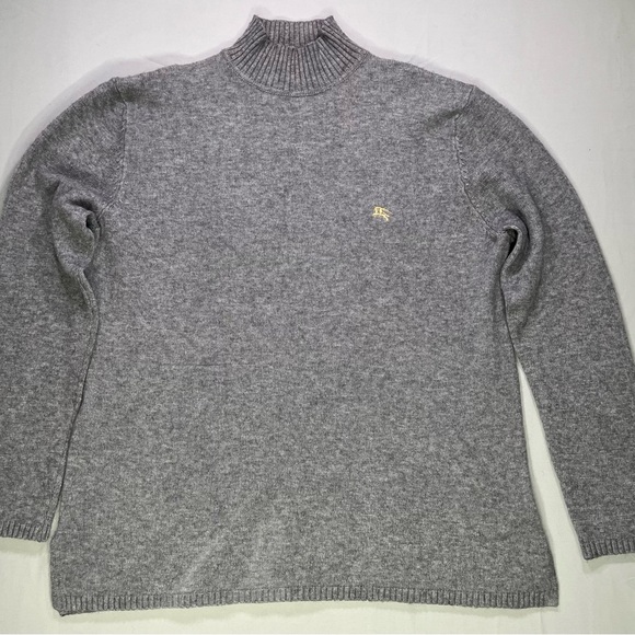 Burberry Women’s Classic Gray Mock Neck  Sweater - Medium - Picture 2 of 8